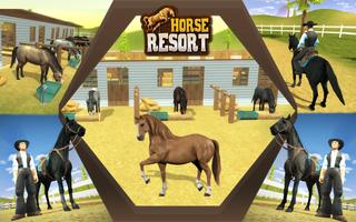 My horse hotel resorts : train & care horses poster