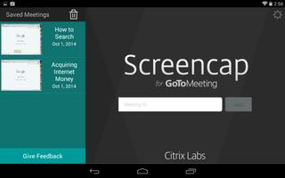 برنامه‌نما Screencap for GoToMeeting عکس از صفحه