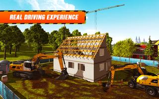 Heavy Excavator : Crane Simulator City Builder 3D скриншот 2
