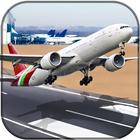 آیکون‌ City Airplane Flight Simulator-Free 2017