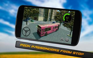 Real Urban Transporter City Bus Driving Simulator capture d'écran 1