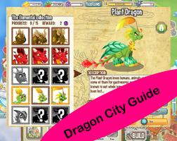 Guide And Dragon City. Cartaz