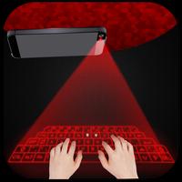 Hologram 3D keyboard simulated 스크린샷 2