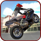 City Trial Motorbike-icoon