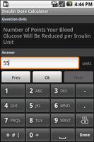 Insulin Dose Calculator capture d'écran 1