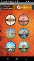Taj Mahal clock widget free پوسٹر