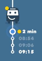 Travel Time- bus & metro times poster