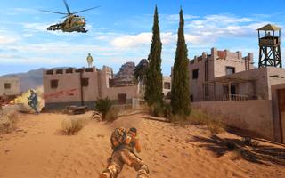 Arabic City Army Shooting War 3D Ekran Görüntüsü 3