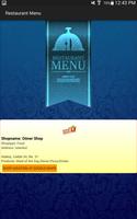 Restaurant Menu Screenshot 1