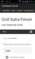 CivilSutra Forum পোস্টার