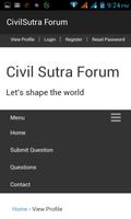 CivilSutra Forum স্ক্রিনশট 1