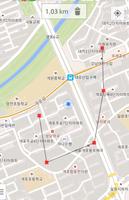 Measure Distance on Google Map Affiche