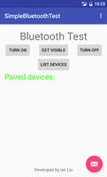 پوستر Bluetooth Device Test