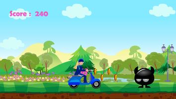 برنامه‌نما Miss Barbie Scooter Racer عکس از صفحه