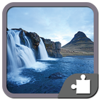 Waterfall jigsaw puzzle icône