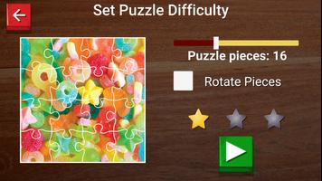 برنامه‌نما Candies & Sweets jigsaw puzzle عکس از صفحه