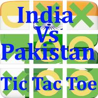 India Vs Pakistan Tic Tac Toe Affiche