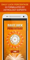 Daily Luck Percentage Poster