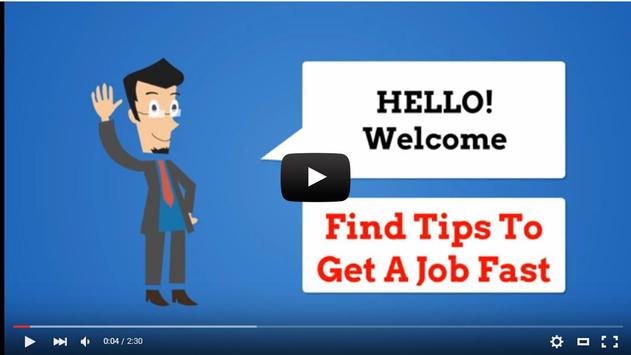 Find Tips to Get A Job Fast screenshot 2