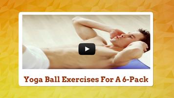 Yoga Ball Exercises For 6 Pack capture d'écran 2