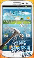 Crack screen Lock poster