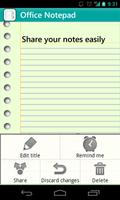 برنامه‌نما Office Notepad عکس از صفحه