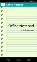 Office Notepad Affiche