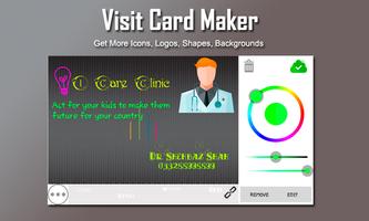 Visiting Card Maker capture d'écran 3