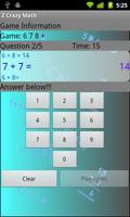 Z Crazy Math screenshot 1