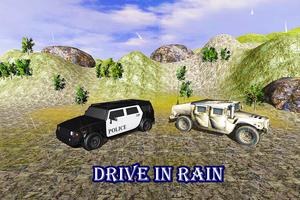 Offroad Police Jeep Driving imagem de tela 2