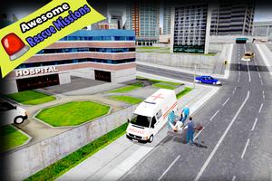 Ambulancia Juego Simulador captura de pantalla 2