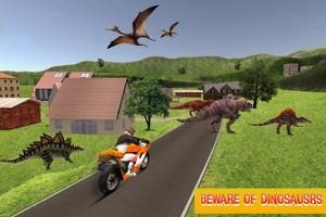 Bike Racing in Dino World پوسٹر