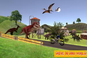 Bike Racing in Dino World syot layar 1