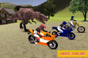 برنامه‌نما Bike Racing in Dino World عکس از صفحه