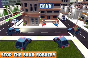 Blocky Police Dad Family: Criminals Chase Game poster