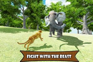 Angry Wild Cheetah Simulator پوسٹر