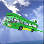 Flying Bus Parking Simulator icon