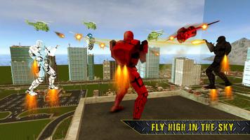 Flying Robot Bike Simulator screenshot 2