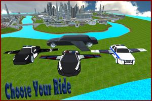 Flying Police Car 3D ภาพหน้าจอ 1