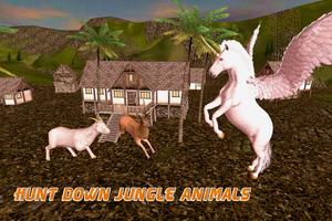 Flying Unicorn Simulator 3D poster