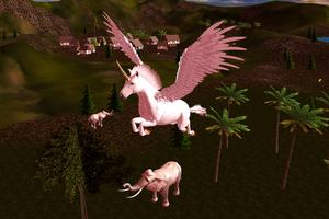 Flying Unicorn Simulator 3D capture d'écran 1