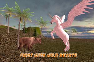 Flying Unicorn Simulator 3D screenshot 2