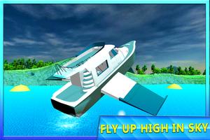 Flying futuristic Yacht Boat capture d'écran 1