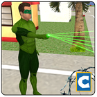 Green Ring Hero Crime Battle simgesi