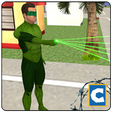 Green Ring Hero Crime Battle icône