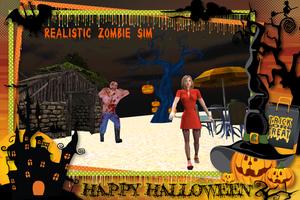 do partido Halloween Zombie Cartaz