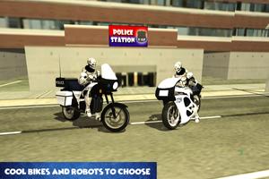 Cảnh sát Robot Bike Chase ảnh chụp màn hình 1