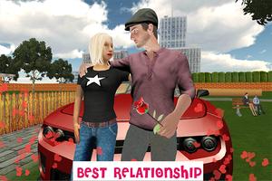 Виртуальная средняя школа Girlfriend 3D постер