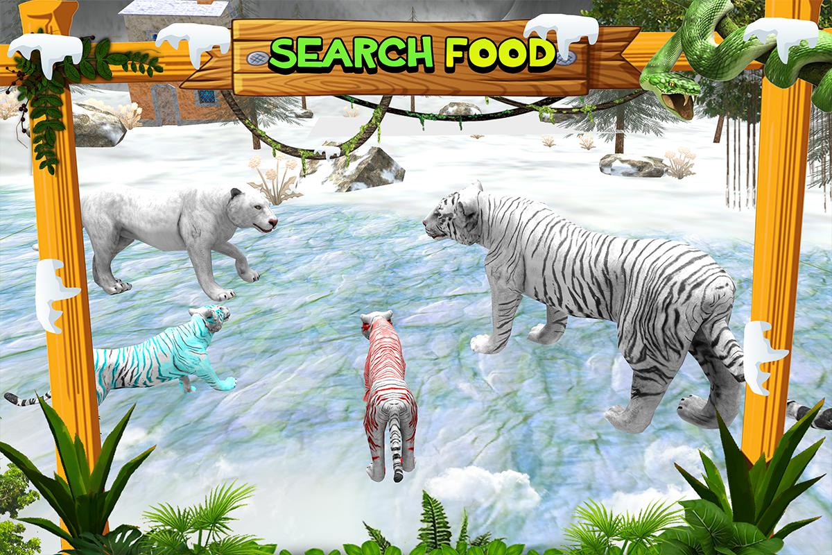 Putih Liar Tiger Family Survival 3D For Android APK Download