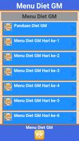 Menu Diet GM اسکرین شاٹ 1